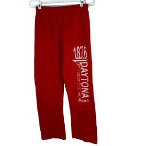 Soffe 1876 Surf Co. Daytona Beach Florida Red Sweatpants Size Small